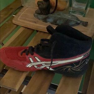 ASICS Men’s Wrestling Shoes 8 1/2 in great shape.
